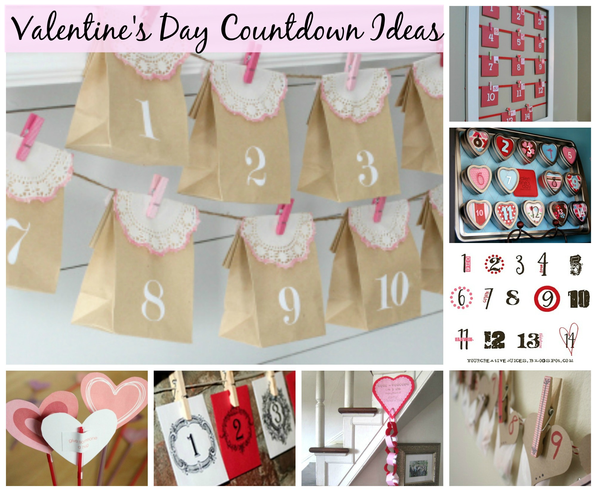 DIY Valentine's Day Countdown Ideas