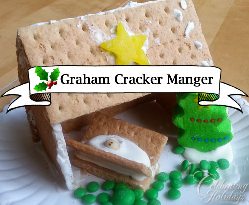 Graham Cracker Manger and Stable