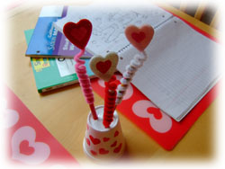 Valentine Pencil Craft