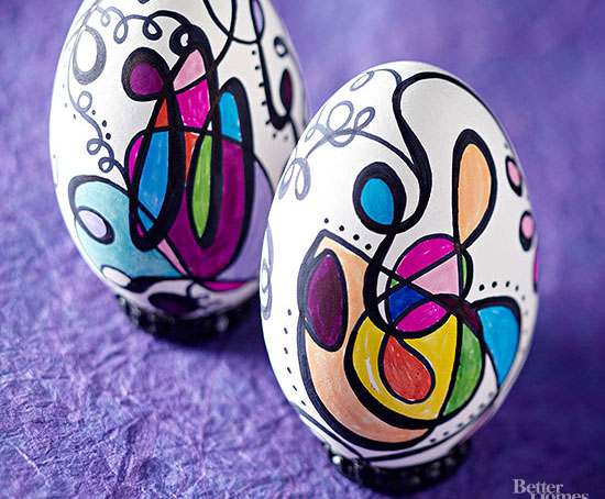 Abstract Art Eggs