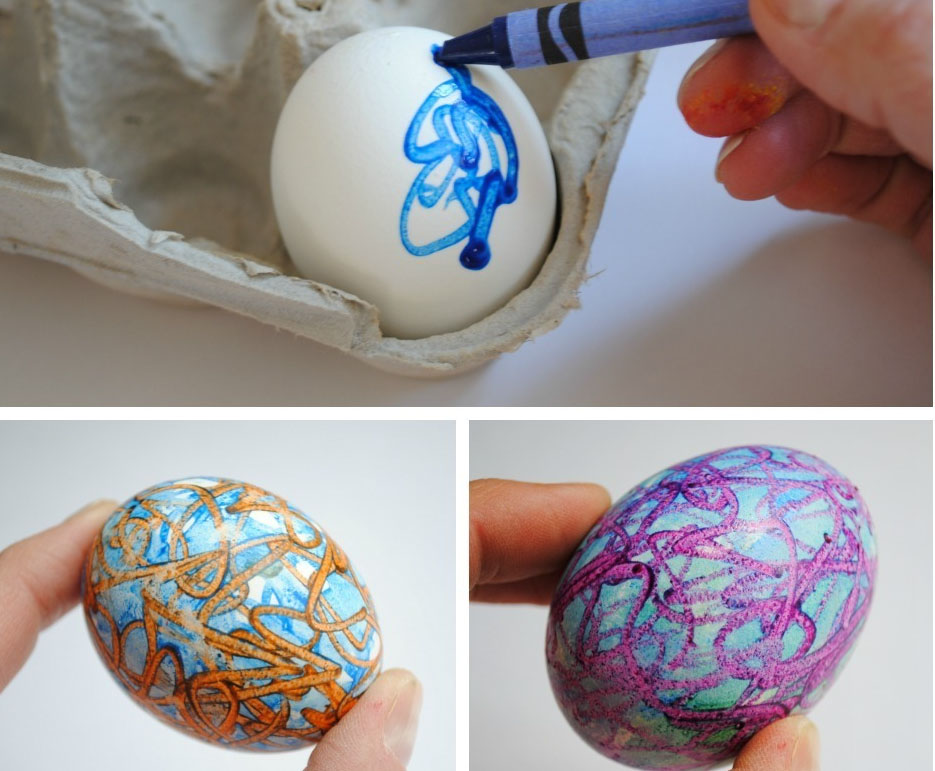 Melted Crayon Eggs 2