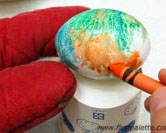 Melted Crayon Eggs 1