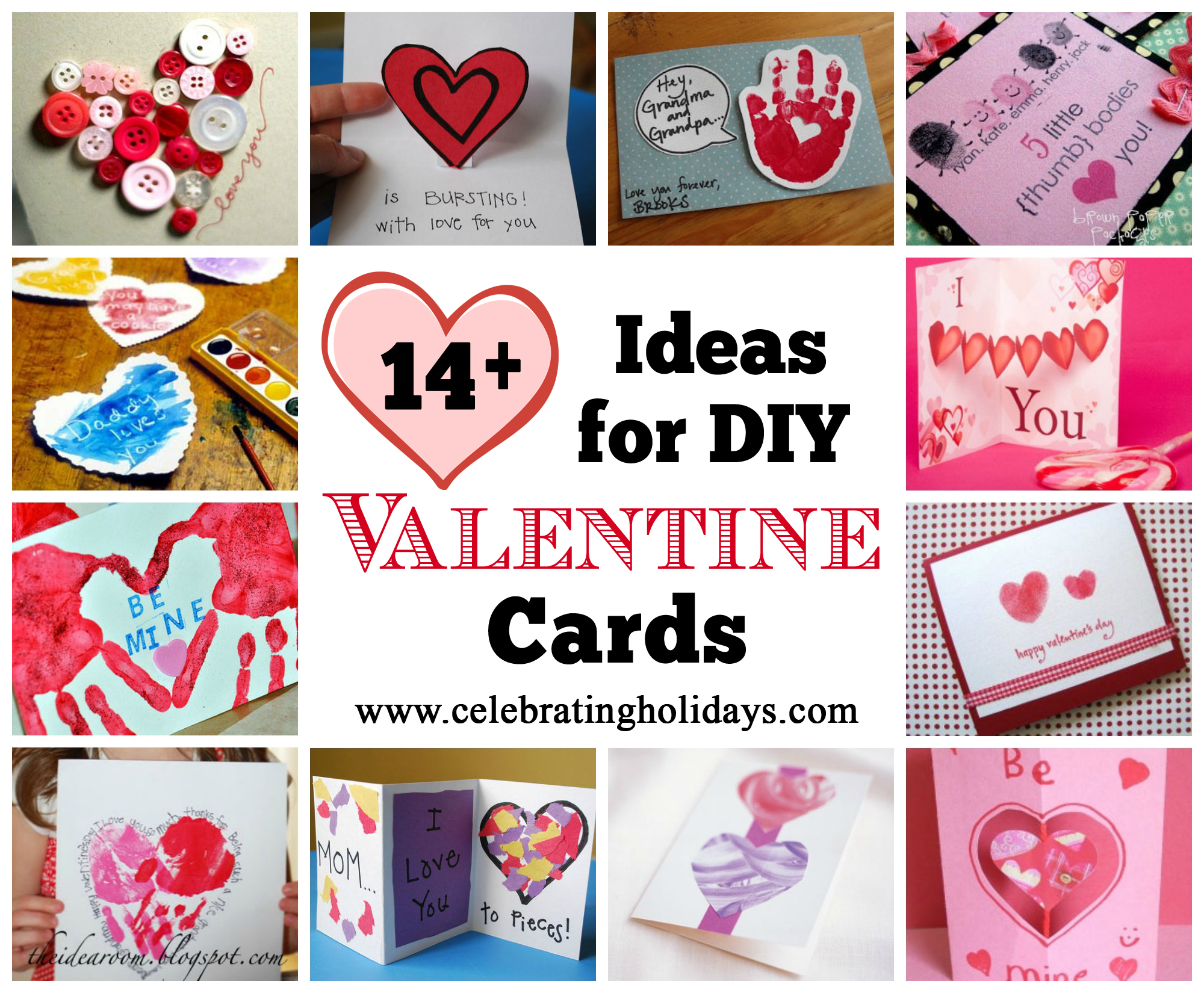 Valentine’s Day DIY Homemade Card Ideas | Celebrating Holidays