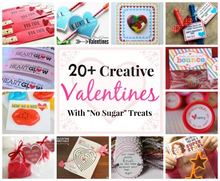 Valentine’s Day DIY Valentines with “No Sugar” Treats | Celebrating ...